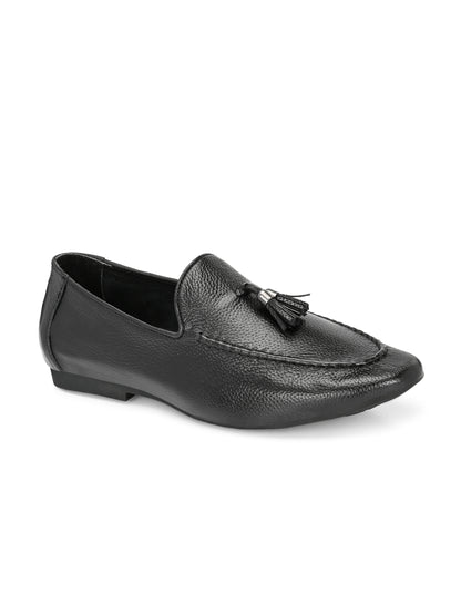 Premium Genuine Leather Tassel Loafers for Men