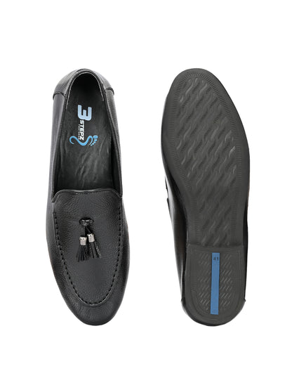Premium Genuine Leather Tassel Loafers for Men