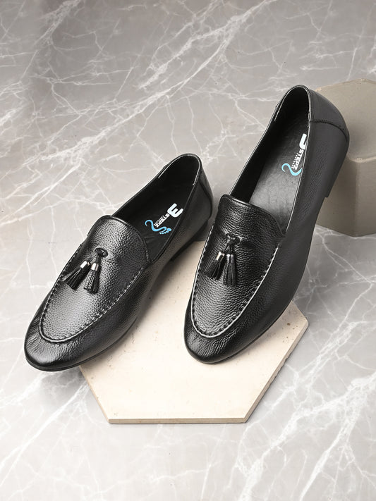 Premium Genuine Leather Tassel Loafers for Men