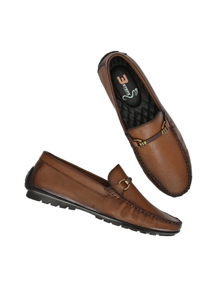 Premium dark brown Leather Loafers for Men