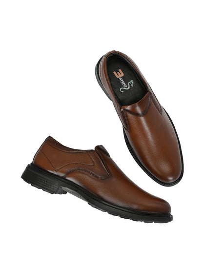 Premium  brown Stylish Leather Loafers for Men