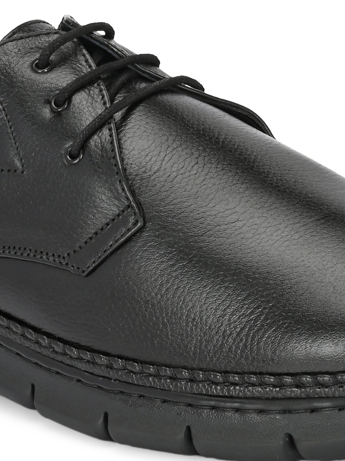 Classic Genuine Leather Lace-Up Shoes for Men in Brown and Black Colours