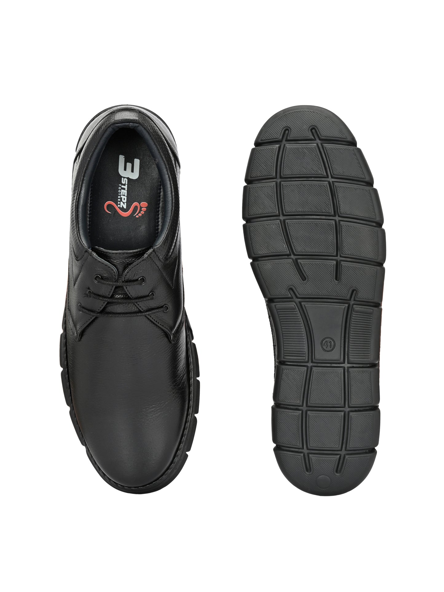 Classic Genuine Leather Lace-Up Shoes for Men in Brown and Black Colours