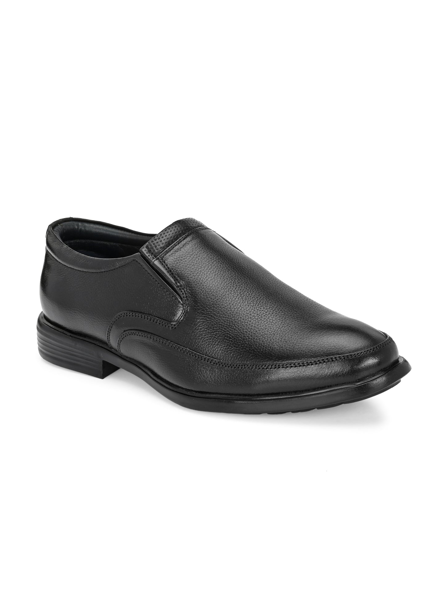Classic Smart Genuine Leather Slip-On Shoes for Men in ark Brown and Black