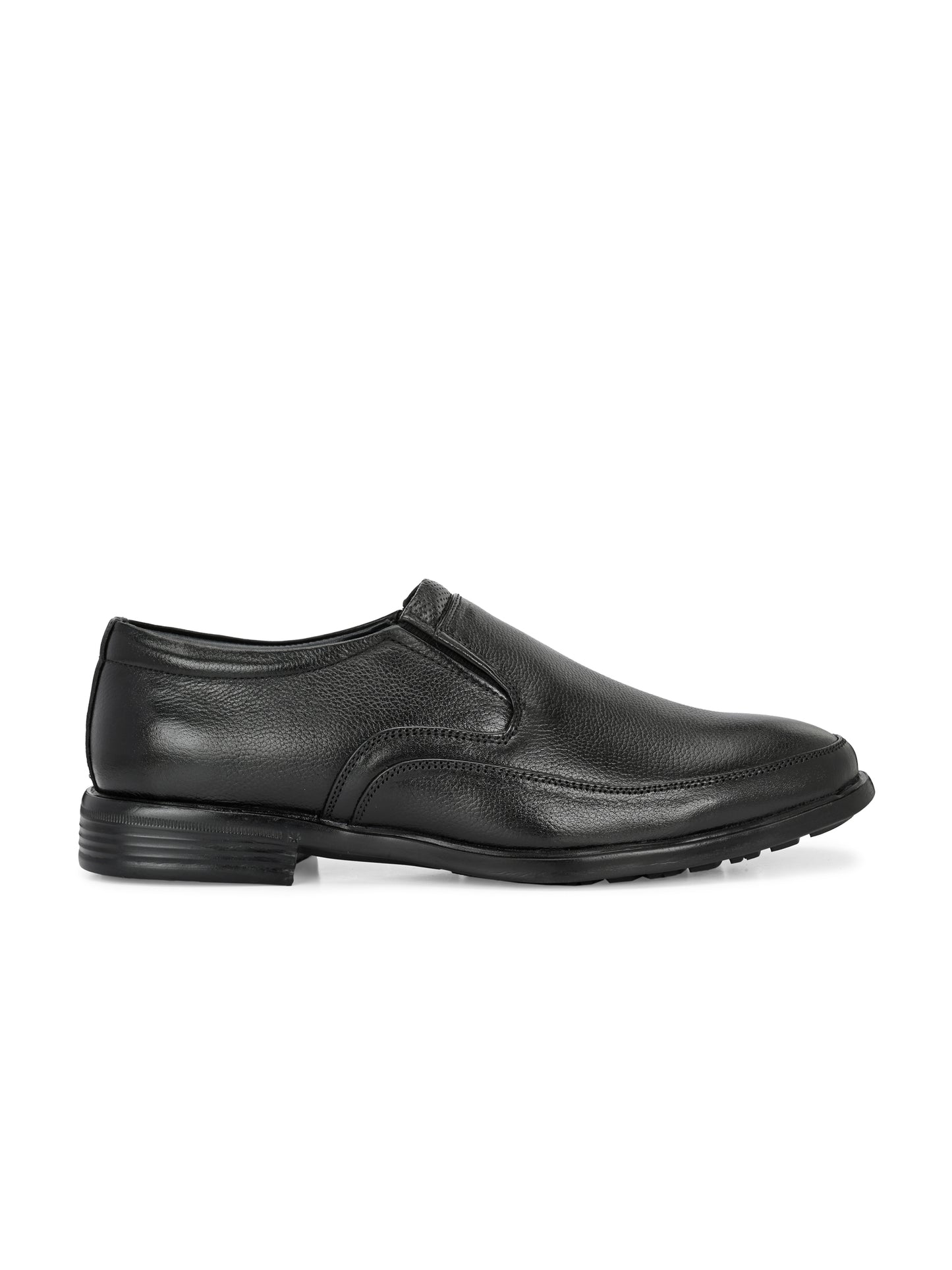 Classic Smart Genuine Leather Slip-On Shoes for Men in ark Brown and Black