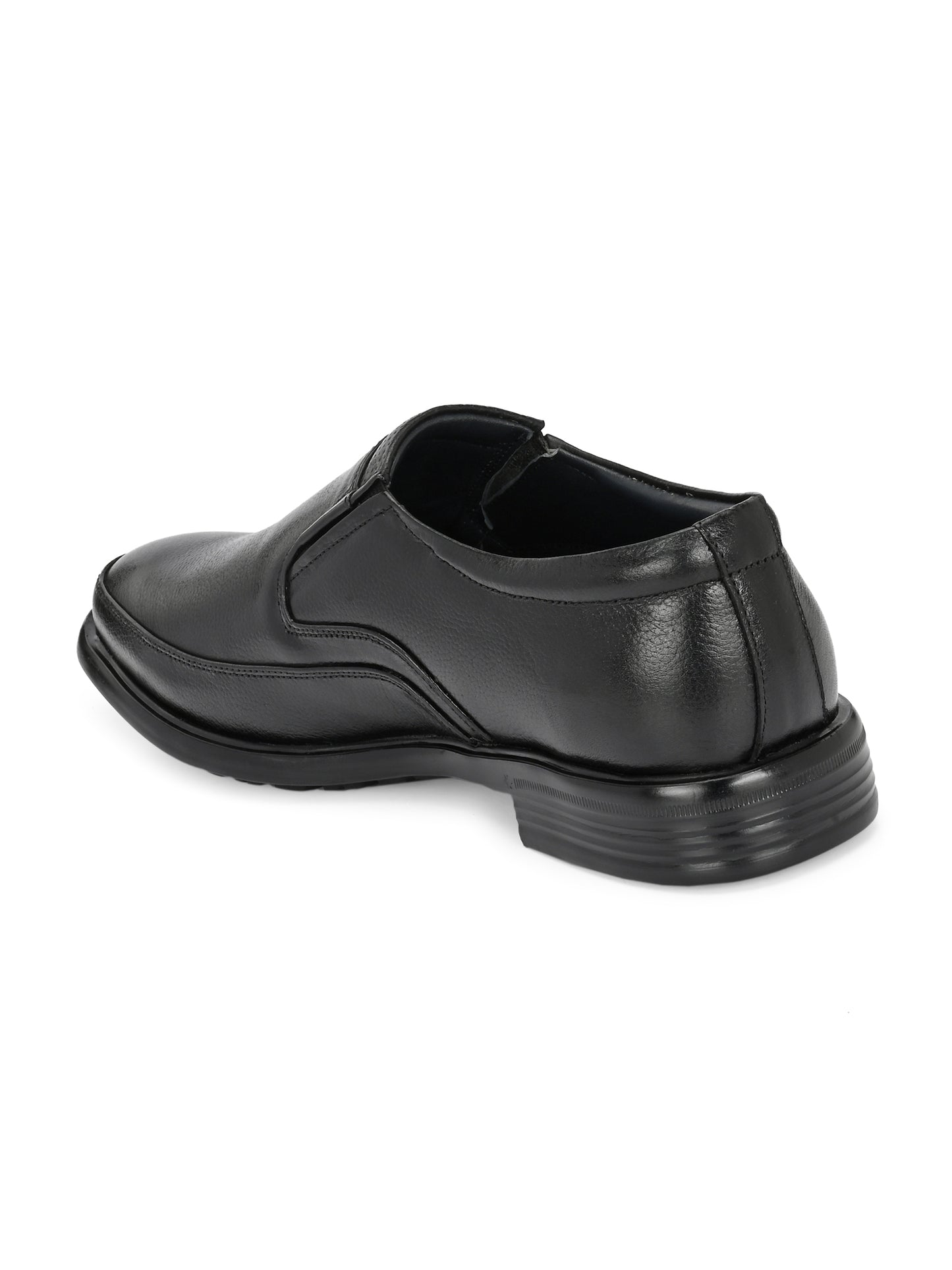 Classic Smart Genuine Leather Slip-On Shoes for Men in ark Brown and Black