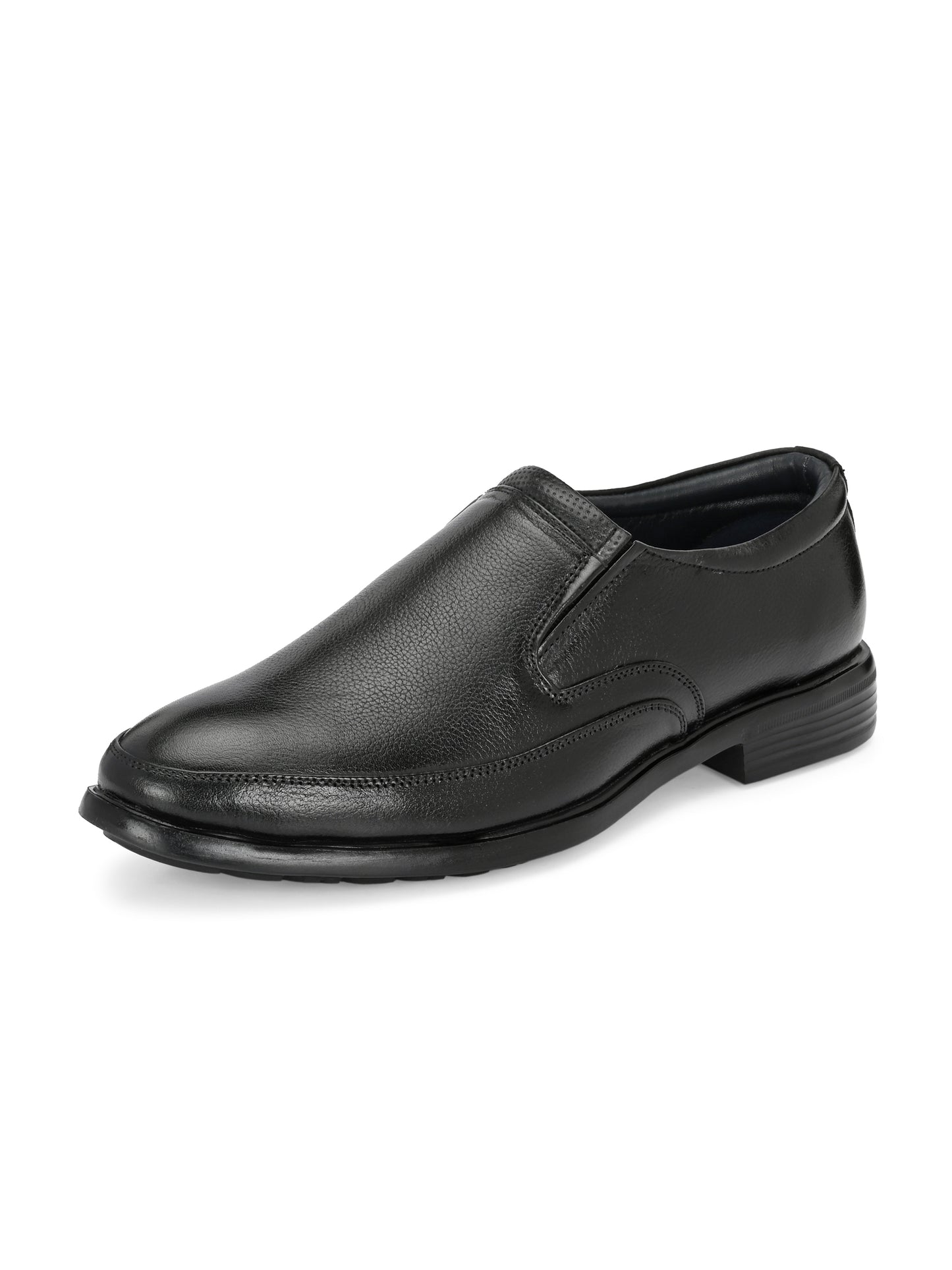 Classic Smart Genuine Leather Slip-On Shoes for Men in ark Brown and Black