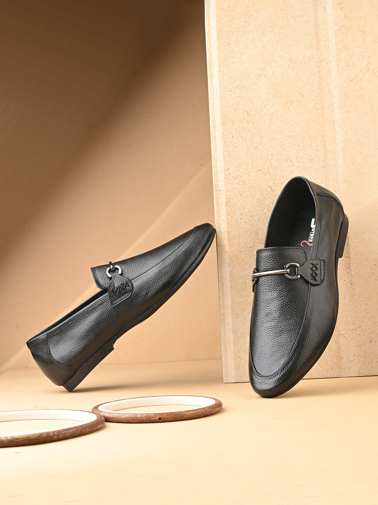 Premium Handcrafted Leather Horsebit Loafers for Men in Brown and Black