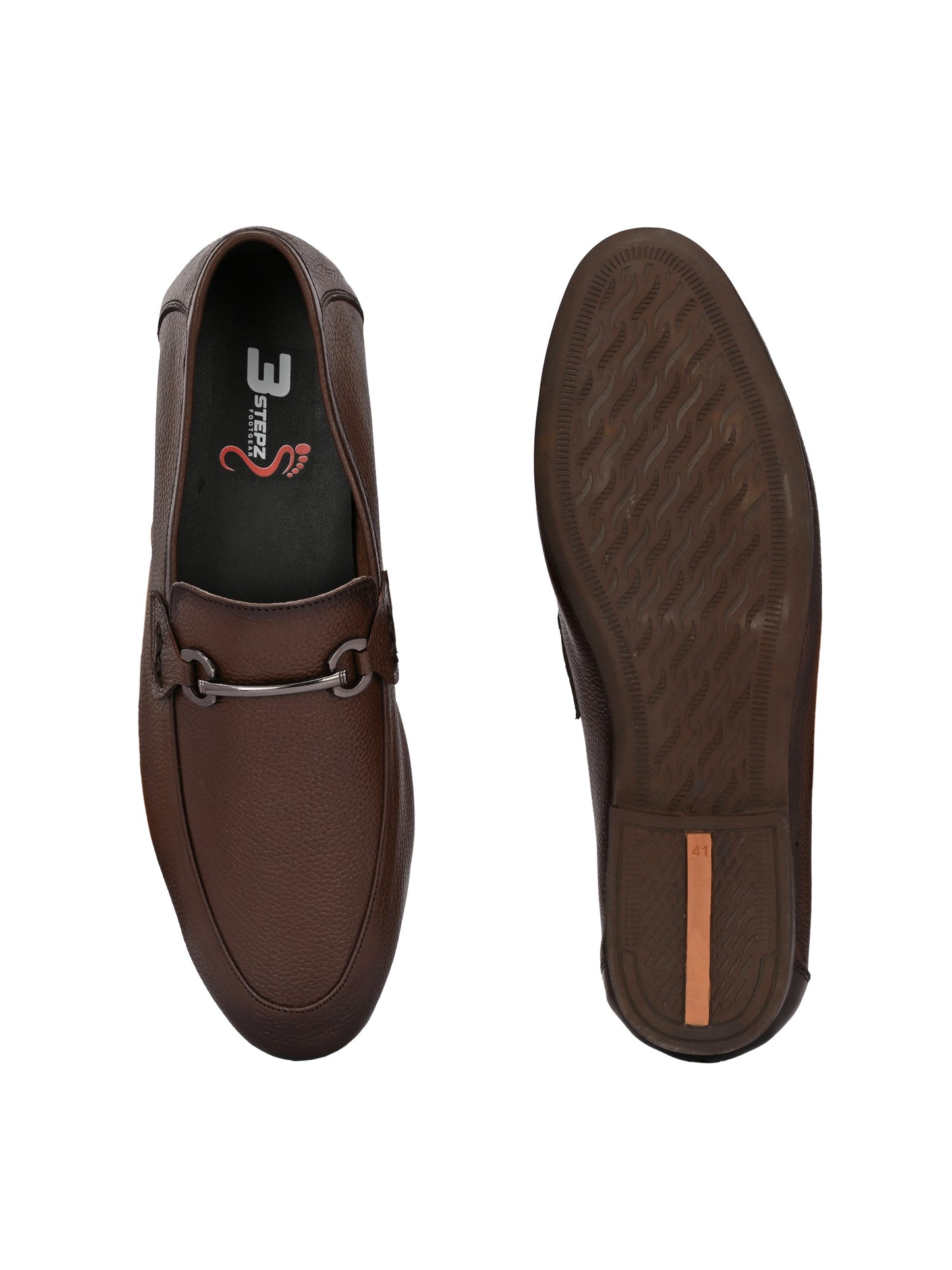Premium Handcrafted Brown Leather Horsebit Loafers for Men