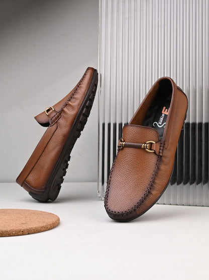 Premium dark brown Leather Loafers for Men